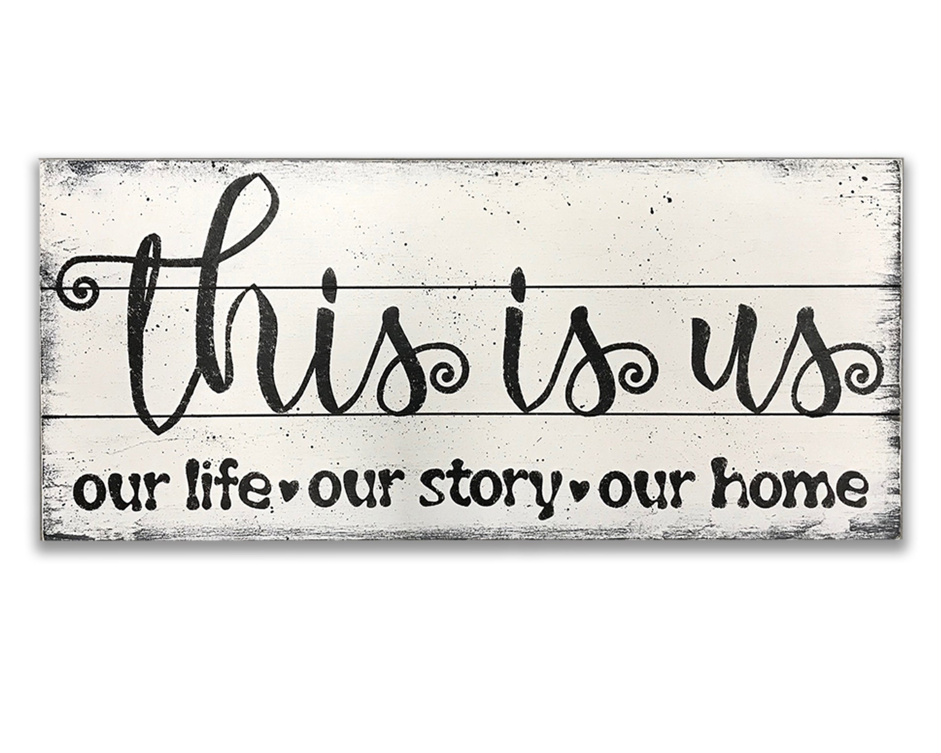 Rustic Family Sign This Is Us Rustic Home Decor Gift for Etsy