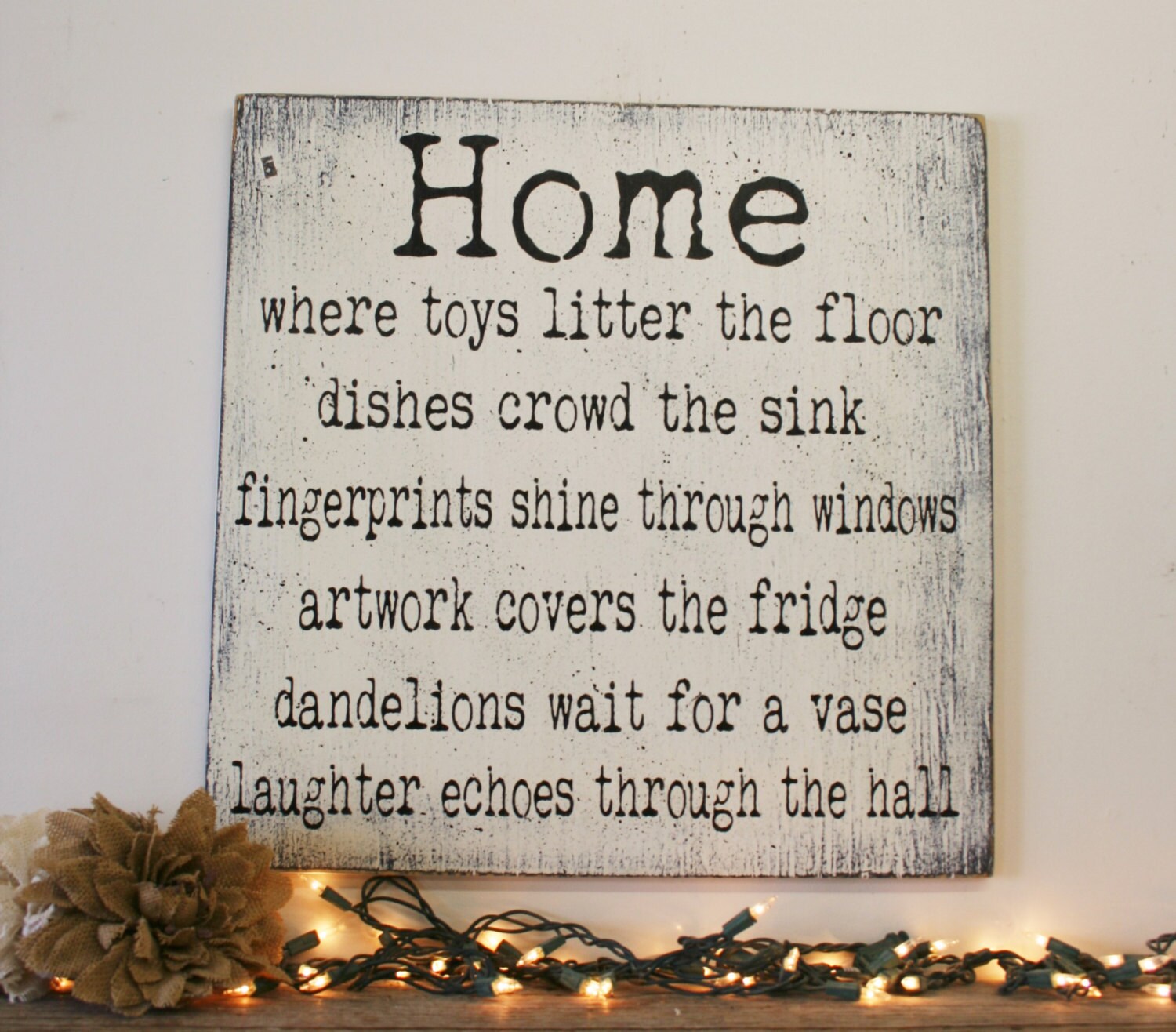 Wood Sign Home Where Toys Litter the Floor Wood Sign Rustic Shabby Chic ...