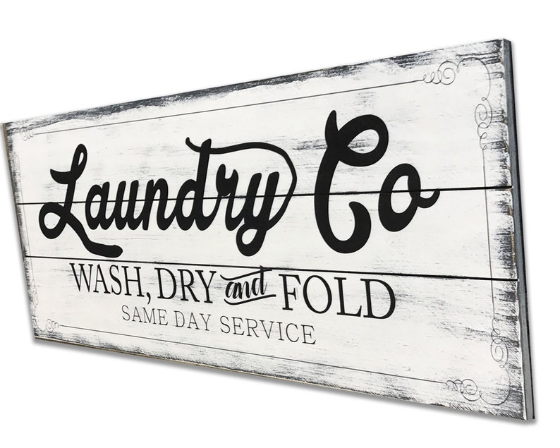 Laundry Room Rustic Sign Rustic Laundry Sign joanna Gaines - Etsy