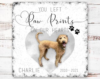 Pet Sympathy, Loss of Dog, Loss of Cat, Personalized Gift, In Remembrance, Custom Plaque, Wallhanging