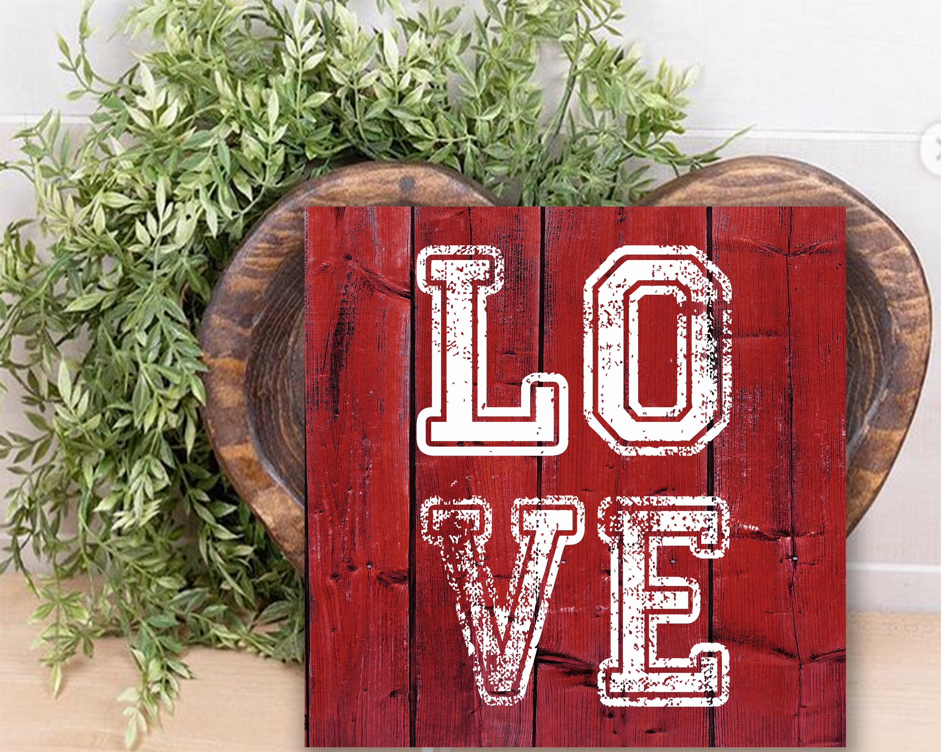 Valentines Day Decor | Love Sign | Farmhouse Valentines Day Decor