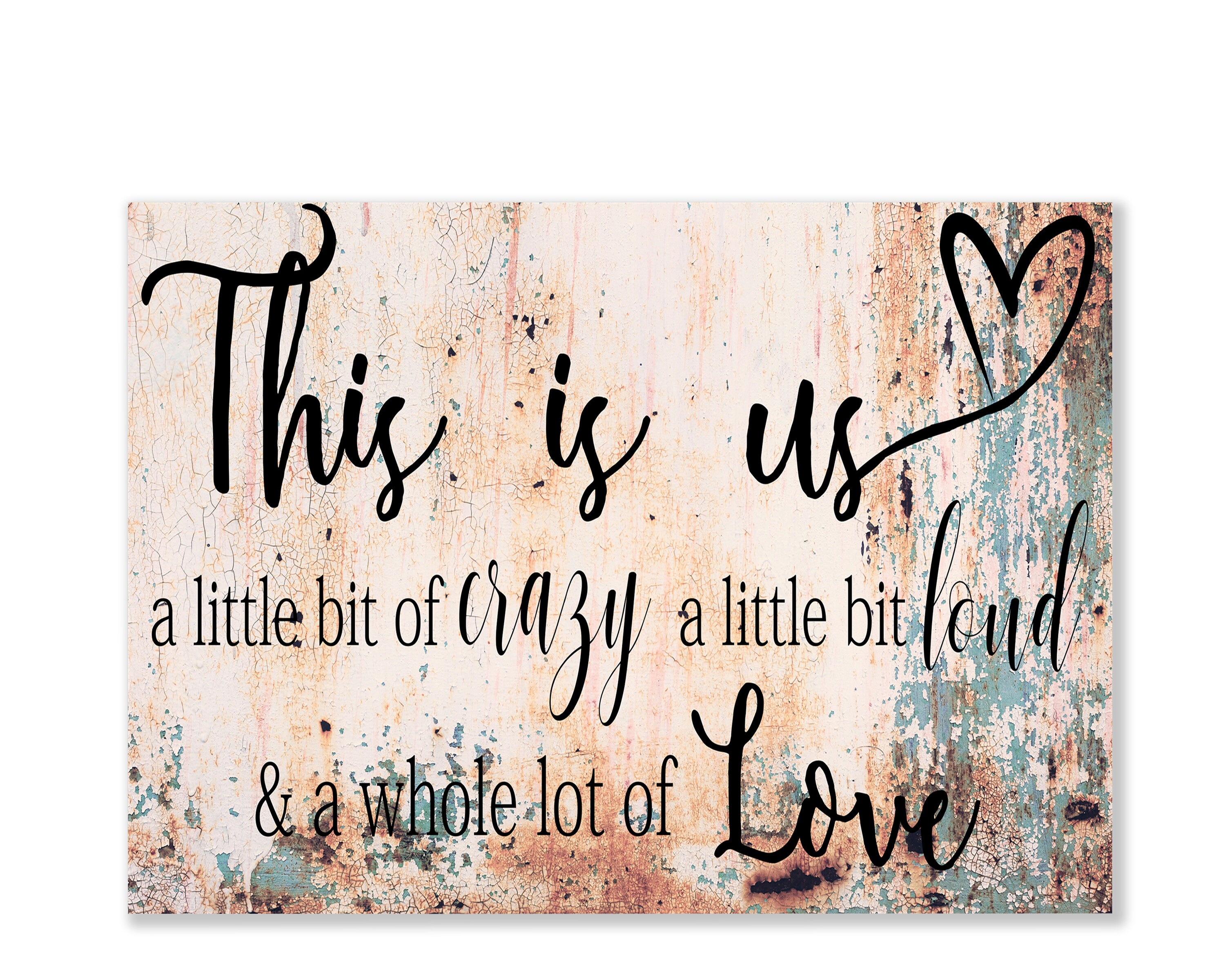 This is Us | Canvas Sign | Primitive Wall Art | Family Room Decor ...