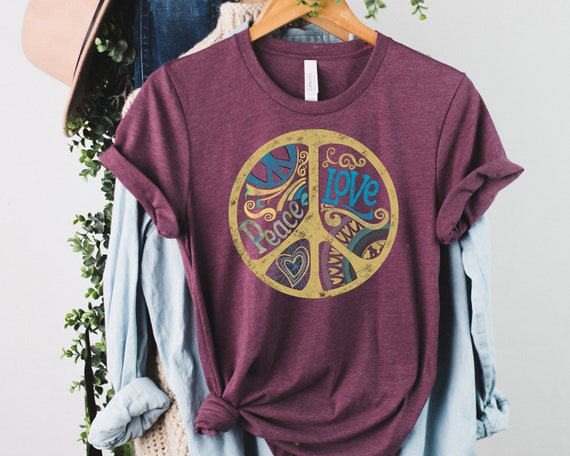 Peace Sign Hippie T-Shirt | Come Together Peace Sign Hippie T-Shirt | Come Together