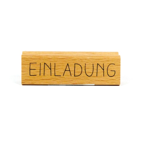 Stempel Einladung