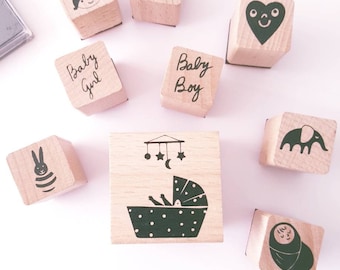 Stempelset Baby Stempel Babyparty