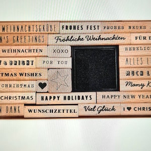 Christmas Mixed Type Stamp Set