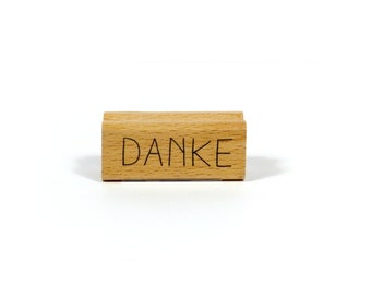 Stempel Danke