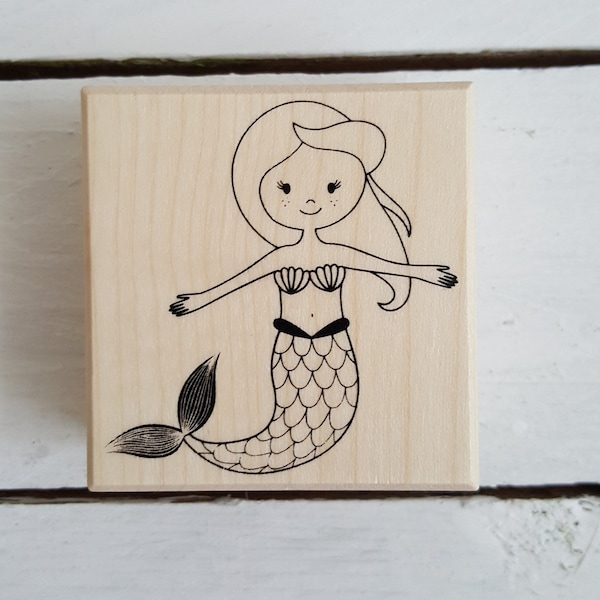 Stempel Meerjungfrau Mermaid Nixe