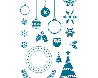 Clear Stamp silicone stamp Merry Christmas