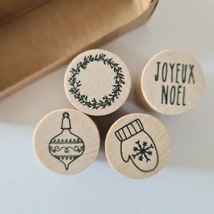 Mini stamp set Christmas Winter Joyeux Noel