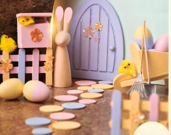 Easter door bunny door Easter bunny Easter decoration DIY craft kit