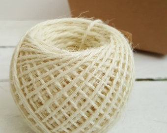 Juteschnur jute cord creme