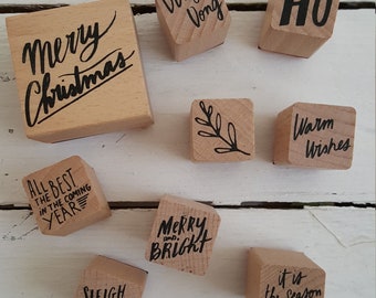 Jolly Christmas Font Stamp Set