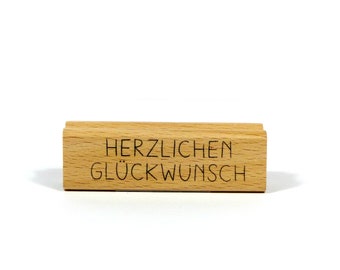 Stempel Herzlichen Glückwunsch