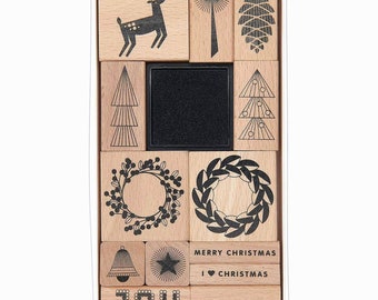 Christmas stamp set I love Christmas