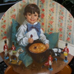 JOHN MCCLELLAND Collector&#39;s Plate Little Jack Horner(with COA)