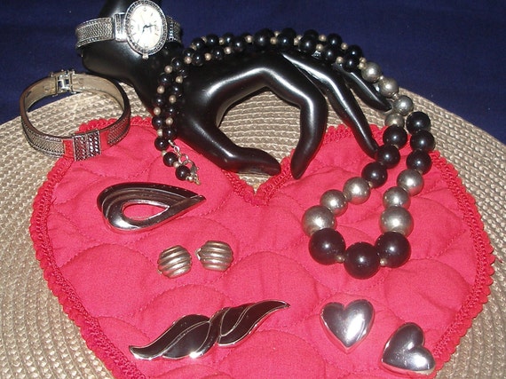 Vintage BLACK and SILVER ESTATE Jewelry - image 1