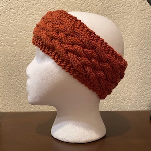 Woven Cable Headband | Knit Headbands | Trendy Headbands | Ear Warmers | Merino Wool | Multiple Colors Available