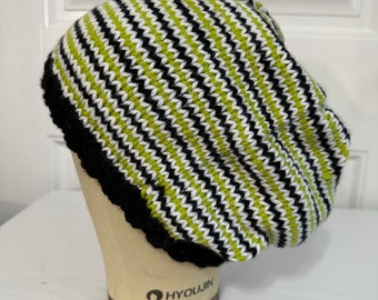 Leekbong Helix Slouchy Beanie | Multicolor Stripe Beanies | Slouchy Beanies