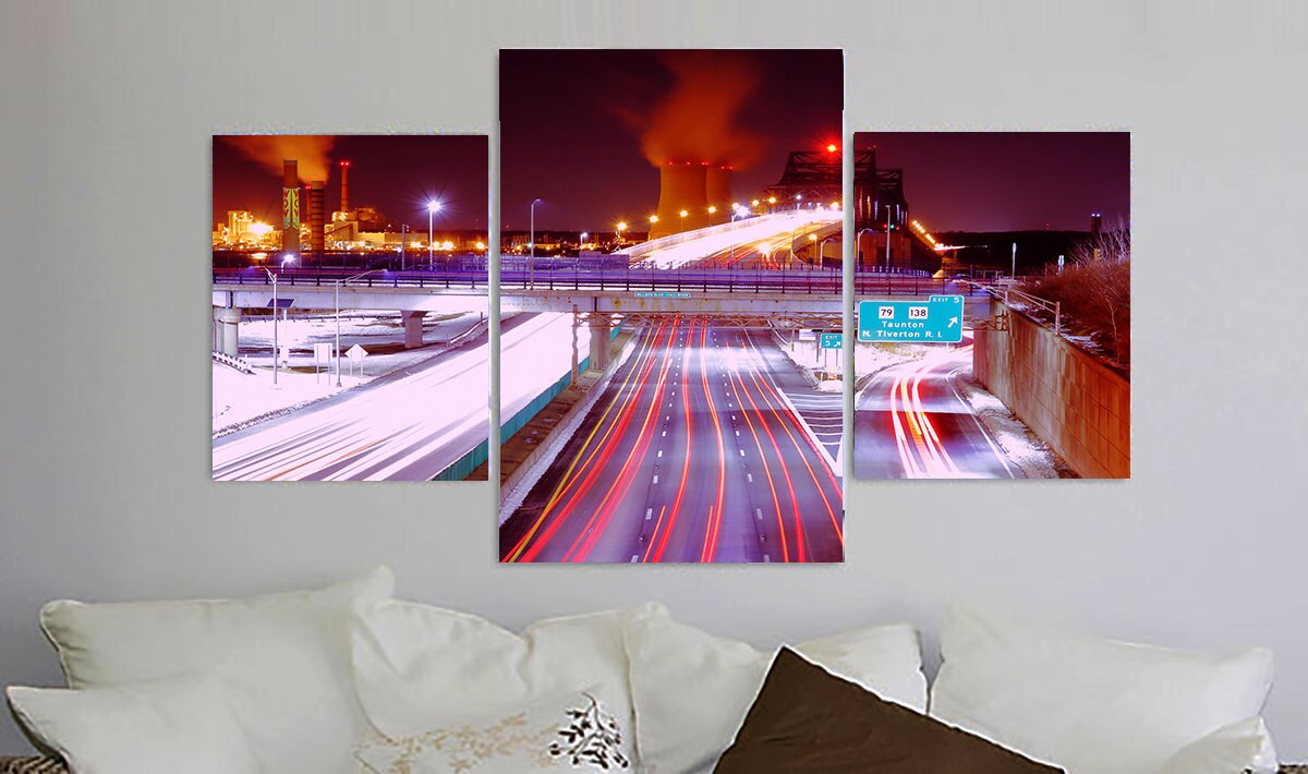 Canvas City Lights From a Secret Paradise - Etsy