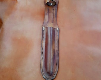 Coltello da giardinaggio BAREBONES HORI-HORI Fodero in pelle modellata