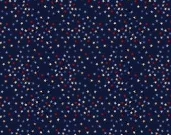 108" Timeless Treasures,  Admiral Stars Quilt Backing fabric (1/2 yard)