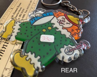 Colorful Clown Keychain • Vintage Lucite - Etsy