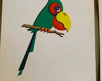 Six vintage pharmaceutical bird cards