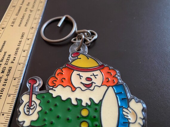 Colorful Clown Keychain • Vintage Lucite - Etsy