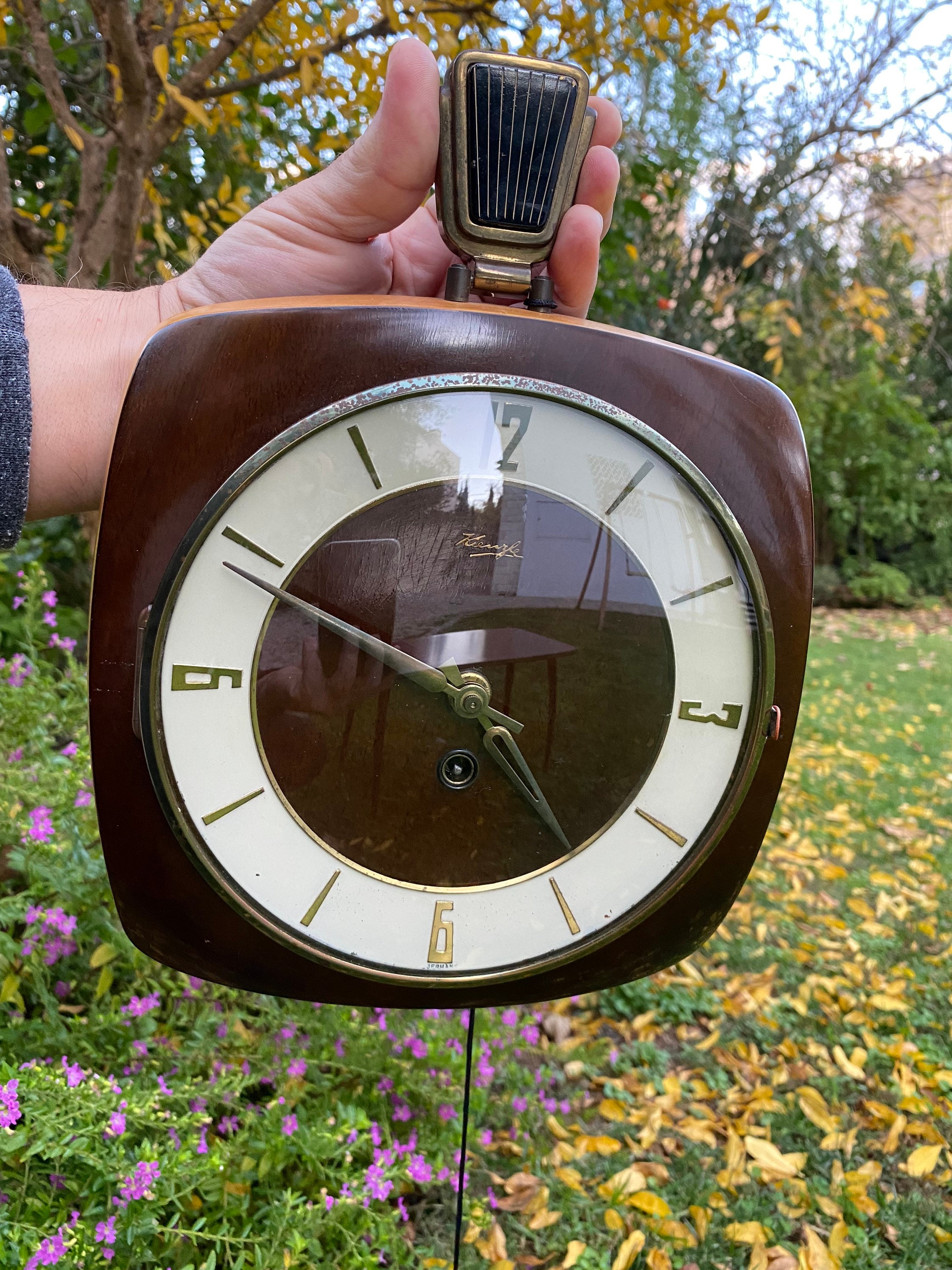 Vintage Kienzle Art Deco Wall Clock - Etsy