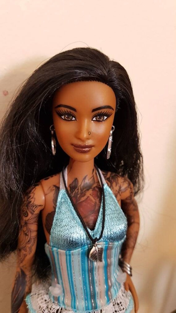 Custom Fashionista Boho Barbie Doll Etsy