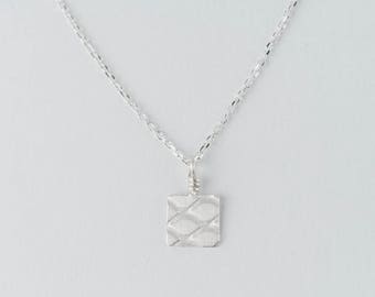 siver necklace