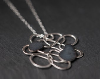 silver necklace