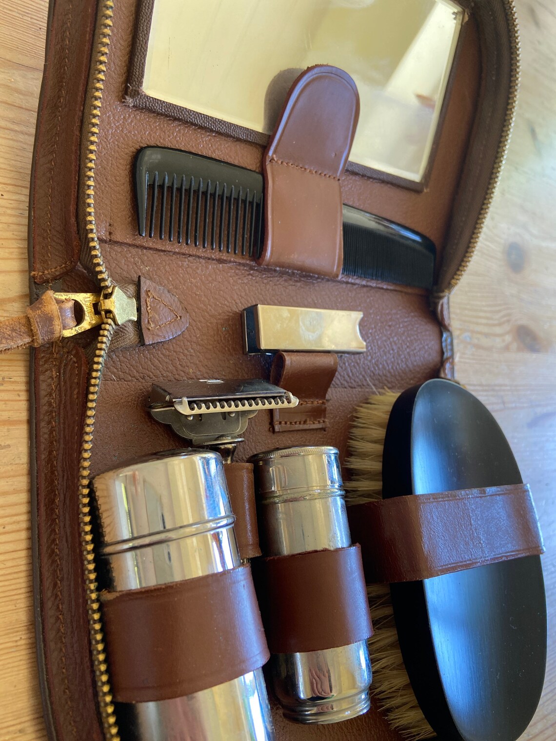 Vintage Art Deco Gentlemans Grooming Shaving Kit Travelling Etsy UK