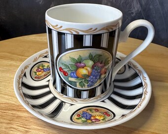 Roy Kirkham Ensemble De 2 Tasses à Thé Et Soucoupe Pour Le Dejeuner Roy Kirkham C004044909