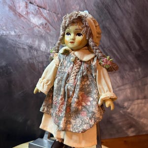 Vintage feine Bisquit-Porzellan Puppe | Bremen Puppe von Gerhard Dangel | Sammlerpuppen