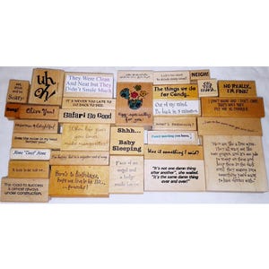 Choose Sm Funny Saying Rubber Stamp Vintage Quote Phrase Joke Humor Limited Edition River City Impression Obsession American Art Embossing