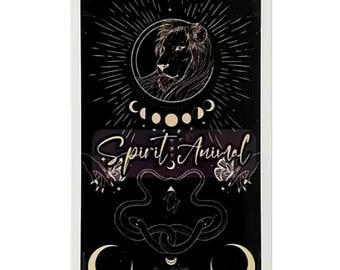 Spirit Animal Pocket Oracle Deck Guidance Divination Intuitive Healing Ritual Totem Guide