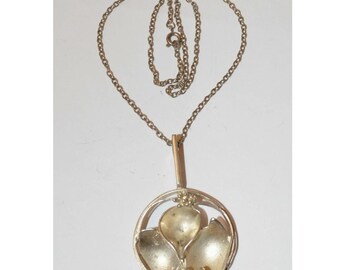 Vintage Nils Elvik & Co Sterling Silver Modernist Pendant Necklace Mid Century Modern Scandinavian Brutalist