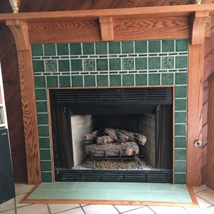 Fireplace Tiles, 4x4, 3x6, 6x6, fireplace tiles, backsplash tiles, kitchen tiles, Evergreen glaze