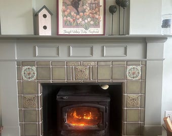 Ceramic tile from Campbell Tileworks, wall tiles, fireplace tiles, subway tiles, kitchen tiles, Buckeye glaze