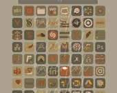 Halloween App Icon Expansion Pack, Fall Aesthetic Icons iOS 14 iPhone, iOS15 app icons, Fall App Icons, Custom App icons, iPhone icons