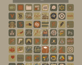 Halloween App Icon Expansion Pack, Fall Aesthetic Icons iOS 14 iPhone, iOS15 app icons, Fall App Icons, Custom App icons, iPhone icons