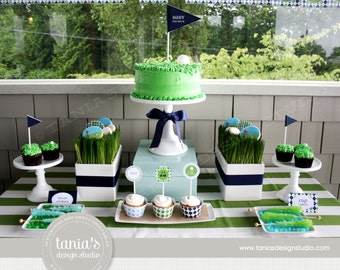 Golf Partee Printable Baby Shower Party Package by tania's design studio