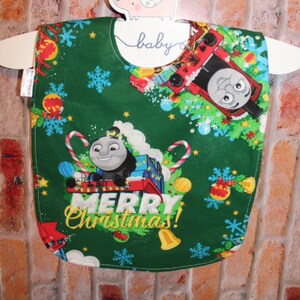 幼児/未就学児用よだれかけ - クリスマスきかんしゃトーマス - Mサイズ