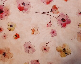 GRACO LITE - Fitted Pack n Play Sheet - Flowers on pink - 18.5 x 28.5 mattress