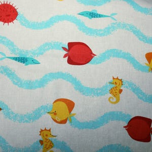 1 Children&#39;s Cot Sheet - Fish