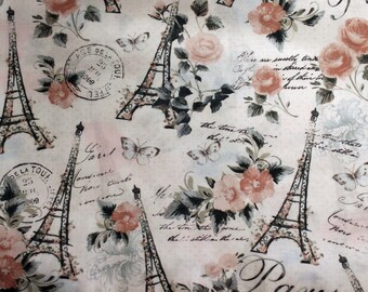 Fitted Pack n Play Sheet - Paris  - Standard size sheet - Mattress 25.5" x 37.5"