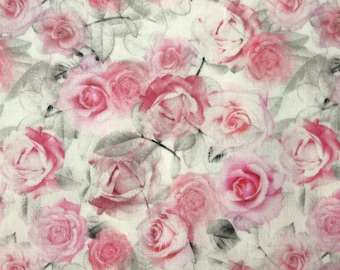 Graco Square Joovy Room for 2  - Pink Roses -  Fitted pack n play sheets