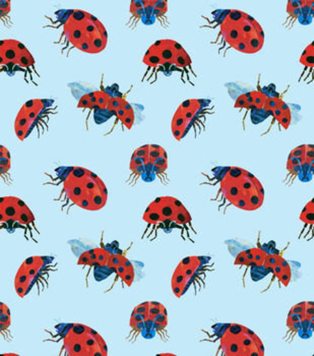 Fitted Pack N Play Sheet Eric Carle Ladybug Standard Size Etsy